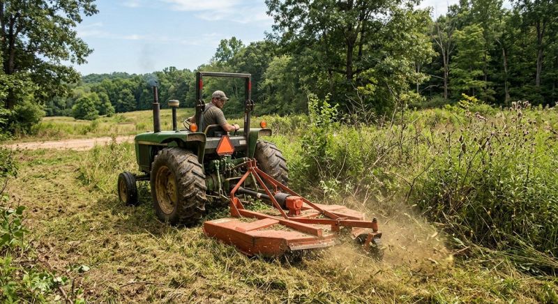 Field Mowing in Calvert County, MD