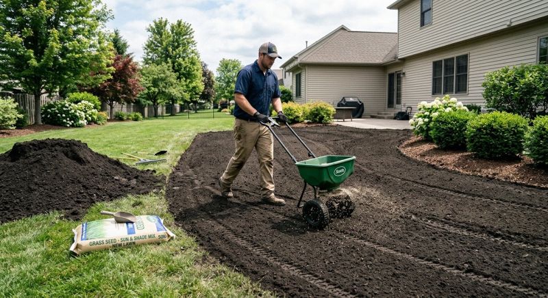 New Lawn Seeding in Ventura County, CA