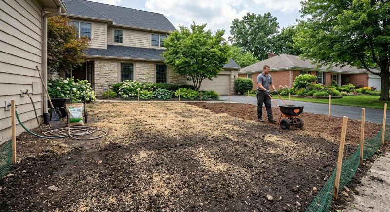 New Lawn Seeding in Ventura County, CA